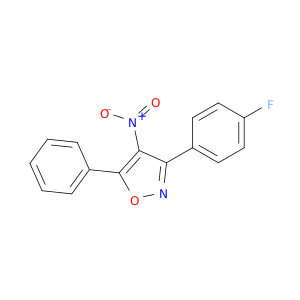 Isoxazole, 3-(4-fluorophenyl)-4-nitro-5-phenyl-