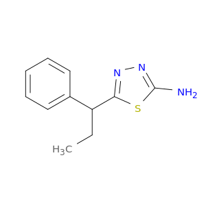 5-(1-苯基丙基)-1,3,4-噻二唑-2-胺