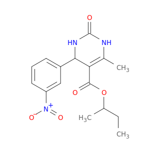 BUTAN-2-YL 4-METHYL-6-(3-NITROPHENYL)-2-OXO-3,6-DIHYDRO-1H-PYRIMIDINE-5-CARBOXYLATE
