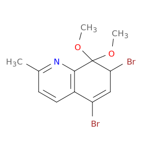 Quinoline, 5,7-dibromo-7,8-dihydro-8,8-dimethoxy-2-methyl-