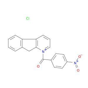 9H-Indeno[2,1-b]pyridinium, 1-(4-nitrobenzoyl)-, chloride