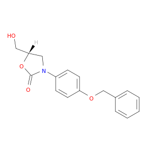 2-Oxazolidinone, 5-(hydroxymethyl)-3-[4-(phenylmethoxy)phenyl]-, (S)-