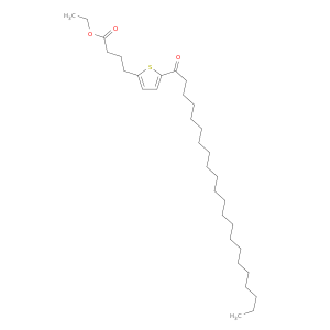 2-Thiophenebutanoic acid, 5-(1-oxodocosyl)-, ethyl ester