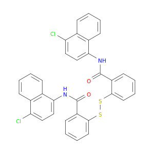 2,2'-DITHIOBIS[N-(4-CHLORONAPHTH-1-YL)BENZAMIDE]