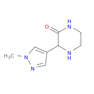 3-(1-methyl-1H-pyrazol-4-yl)piperazin-2-one