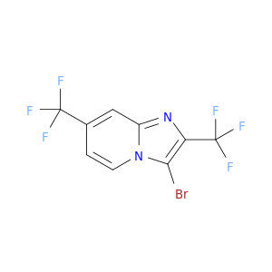 3-溴-2,7-二(三氟甲基)咪唑并[1,2-a]吡啶