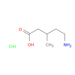 5-amino-3-methylpentanoic acid hydrochloride
