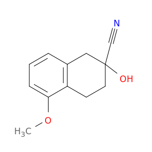2-Naphthalenecarbonitrile, 1,2,3,4-tetrahydro-2-hydroxy-5-methoxy-