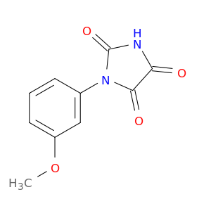1-(3-methoxyphenyl)imidazolidine-2,4,5-trione