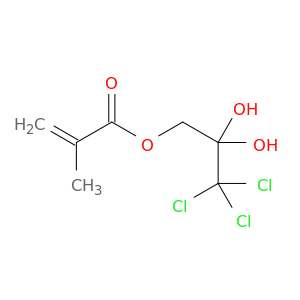 2-Propenoic acid, 2-methyl-, 3,3,3-trichloro-2,2-dihydroxypropyl ester