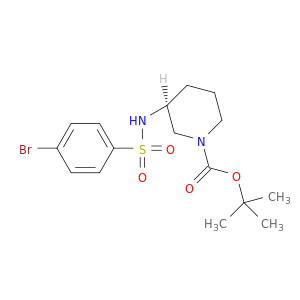 1,1-二甲基乙基(3S)-3-[[(4-溴苯基)磺酰基]氨基]-1-哌啶羧酸甲酯
