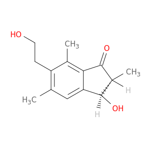 (2r-trans)-2,3-dihydro-3-hydroxy-6-(2-hydroxyethyl)-2,5,7-trimethyl-1h-inden-1-one