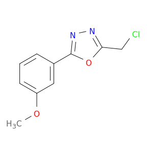 1,3,4-Oxadiazole, 2-(chloromethyl)-5-(3-methoxyphenyl)-
