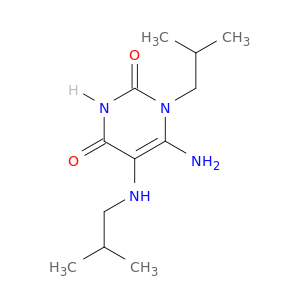 6-Amino-1-(2-methylpropyl)-5-[(2-methylpropyl)amino]-1,2,3,4-tetrahydropyrimidine-2,4-dione