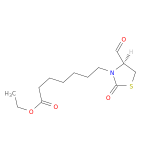 3-Thiazolidineheptanoic acid, 4-formyl-2-oxo-, ethyl ester, (S)-