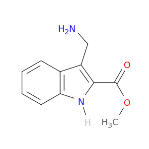 1H-Indole-2-carboxylicacid, 3-(aminomethyl)-, methyl ester