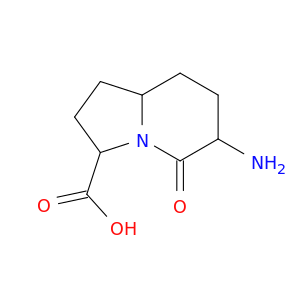3-Indolizinecarboxylicacid, 6-aminooctahydro-5-oxo-