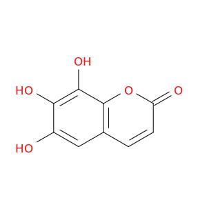 2H-1-Benzopyran-2-one, 6,7,8-trihydroxy-