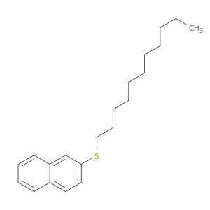 Naphthalene,2-(undecylthio)-