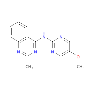 N-(5-甲氧基-2-嘧啶基)-2-甲基-4-喹唑啉胺