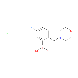 5-Fluoro-2-(morpholinomethyl)phenylboronic acid, HCl