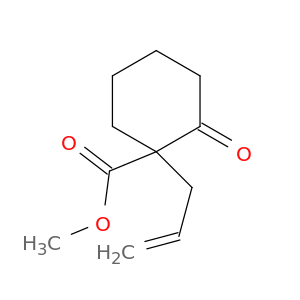 Cyclohexanecarboxylic acid, 2-oxo-1-(2-propenyl)-, methyl ester