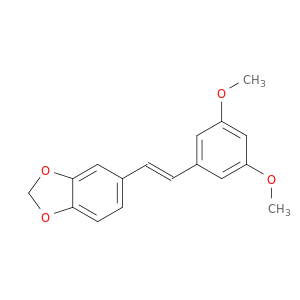 1,3-Benzodioxole, 5-[(1E)-2-(3,5-dimethoxyphenyl)ethenyl]-