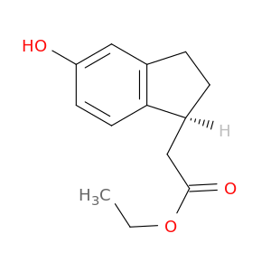 (S)-2-(5-羟基-2,3-二氢-1H-茚-1-基)乙酸乙酯
