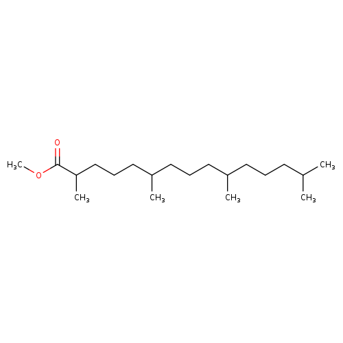 Pentadecanoic acid,2,6,10,14-tetramethyl-, methyl ester
