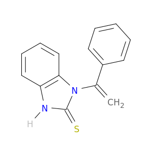 2H-Benzimidazole-2-thione, 1,3-dihydro-1-(1-phenylethenyl)-