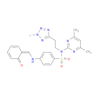 Benzenesulfonamide,N-(4,6-dimethyl-2-pyrimidinyl)-4-[[(2-hydroxyphenyl)methylene]amino]-N-[2-(2H-tetrazol-5-yl)ethyl]-