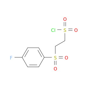 2-(4-fluorobenzenesulfonyl)ethane-1-sulfonyl chloride