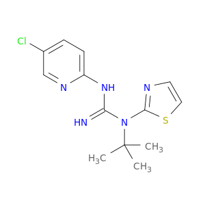 N-(5-CHLORO-PYRIDIN-2-YL)-N'-(1,1-DIMETHYLETHYL)-N'-THIAZOL-2-YLGUANIDINE