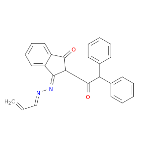 2-二苯乙酰基-1,3-茚二酮-1-(2-亚丙烯基)腙