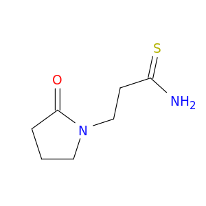 3-(2-氧代吡咯烷-1-基)丙硫代酰胺