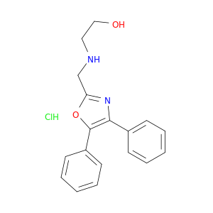 2-{[(4,5-diphenyl-1,3-oxazol-2-yl)methyl]amino}ethanol hydrochloride(1:1)