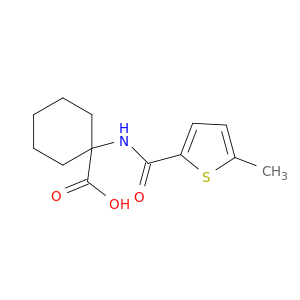 Cyclohexanecarboxylic acid, 1-[[(5-methyl-2-thienyl)carbonyl]amino]-