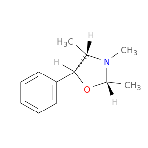 Oxazolidine, 2,3,4-trimethyl-5-phenyl-, (2S,4S,5R)-