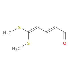 2,4-Pentadienal, 5,5-bis(methylthio)-, (2E)-
