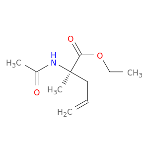 4-Pentenoic acid, 2-(acetylamino)-2-methyl-, ethyl ester, (2R)-