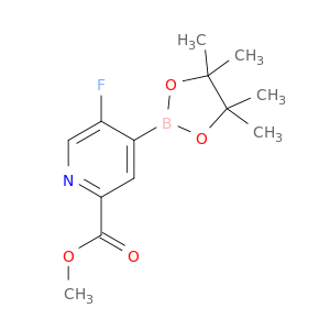 5-氟-4-(4,4,5,5-四甲基-1,3,2-二氧硼杂环戊烷-2-基)-2-吡啶甲酸甲酯