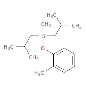 Silane, methyl(2-methylphenoxy)bis(2-methylpropyl)-
