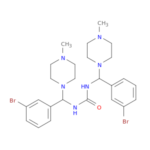 Urea, N,N'-bis[(3-bromophenyl)(4-methyl-1-piperazinyl)methyl]-