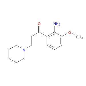 1-Propanone, 1-(2-amino-3-methoxyphenyl)-3-(1-piperidinyl)-