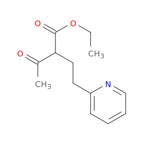 ETHYL 3-OXO-2-(2-(2-PYRIDINYL)ETHYL)BUTANOATE