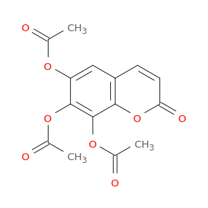 2H-1-Benzopyran-2-one, 6,7,8-tris(acetyloxy)-
