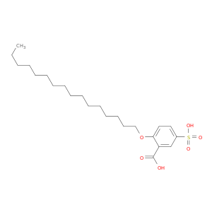 Benzoic acid, 2-(hexadecyloxy)-5-sulfo-