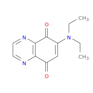 5,8-Quinoxalinedione, 6-(diethylamino)-
