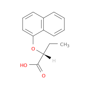 Butanoic acid, 2-(1-naphthalenyloxy)-, (R)-
