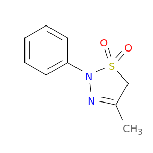 1,2,3-Thiadiazole, 2,5-dihydro-4-methyl-2-phenyl-, 1,1-dioxide